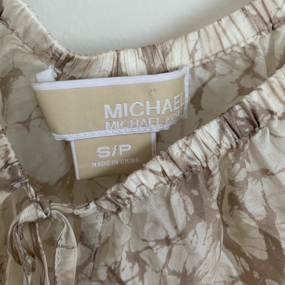 Micheal Kors Beige Blouse - Picture 2 of 5